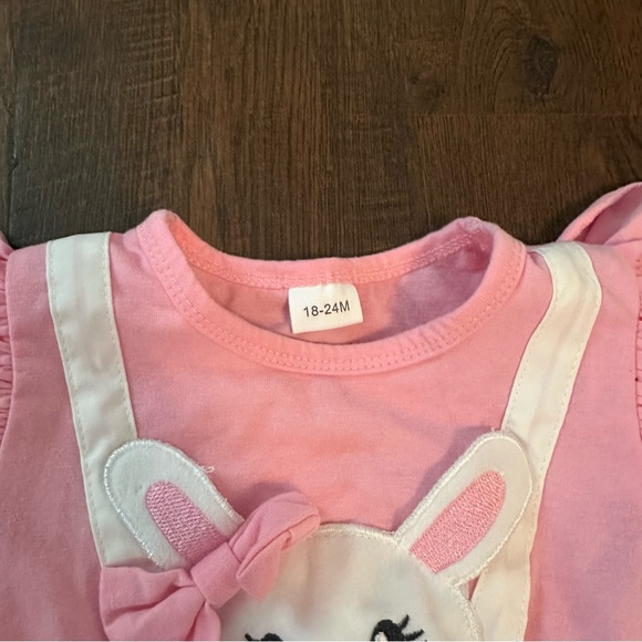 Baby Toddler Girl Boutique Easter Bunny Dress 18-24 Months - Picture 3 of 5